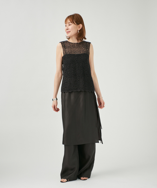 enrica（エンリカ） ニット セーター レース柄ニット KNIT225