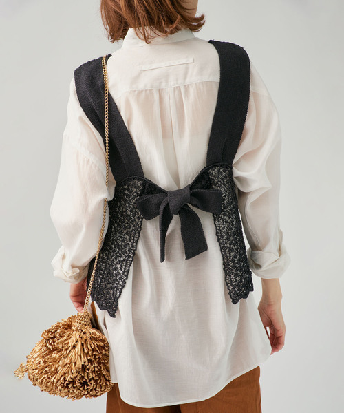 enrica（エンリカ） ニット セーター レース柄ニット KNIT225
