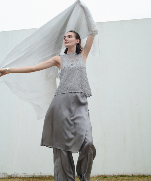 enrica/エンリカ レースニット enrica（エンリカ） ニット セーター レース柄ニット KNIT225