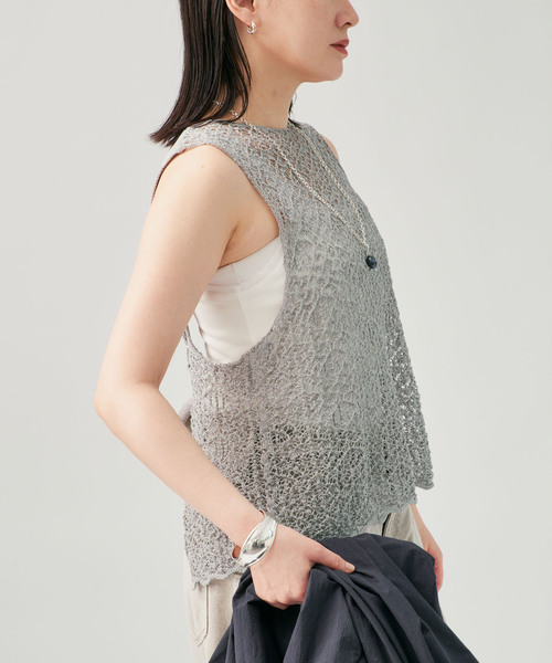 enrica（エンリカ） ニット セーター レース柄ニット KNIT225
