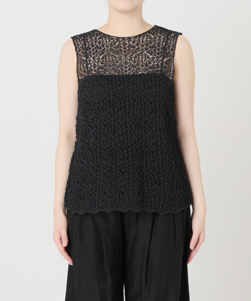 enrica（エンリカ） ニット セーター レース柄ニット KNIT225