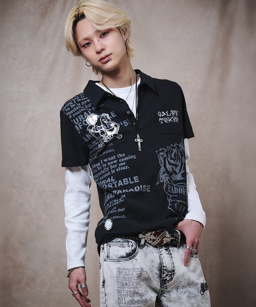 GALFY（ガルフィー） ポロシャツ 半袖 「GALFY/ガルフィー」爆アゲ 