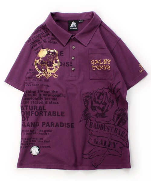 Glogang ポロシャツ Malbon Golf】☆ポロシャツ☆ GLOGANG PERFORMANCE PIQUE POLO (Glo