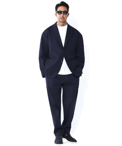 ジャケット テーラードジャケット 「干場義雅×MOVB×DRESSTERIOR」トリプルコラボ DUPLEX COTTON コンフォートジャケットの画像