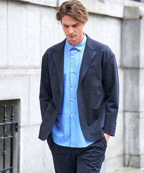 ジャケット テーラードジャケット 「干場義雅×MOVB×DRESSTERIOR」トリプルコラボ DUPLEX COTTON コンフォートジャケットの画像