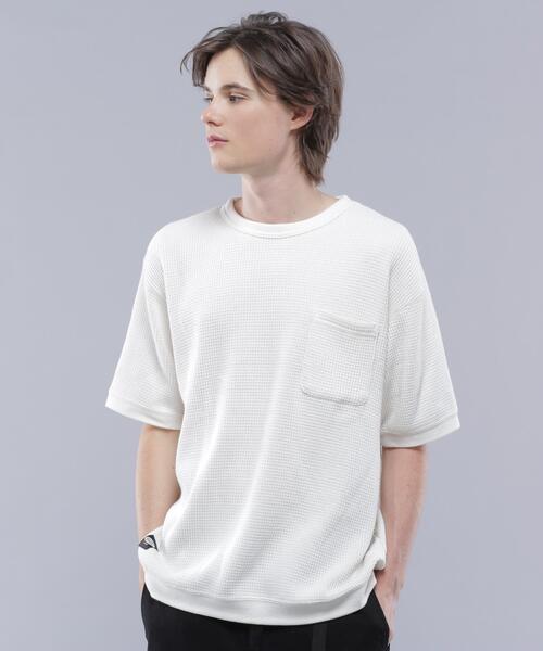 「MANASTASH」 半袖Tシャツ L グレー メンズ_画像2