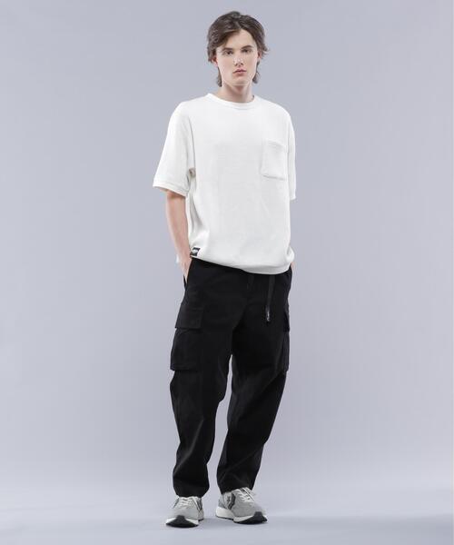 「MANASTASH」 半袖Tシャツ L グレー メンズ_画像3