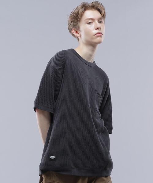 「MANASTASH」 半袖Tシャツ L グレー メンズ_画像4
