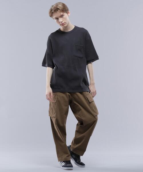 「MANASTASH」 半袖Tシャツ L グレー メンズ_画像5