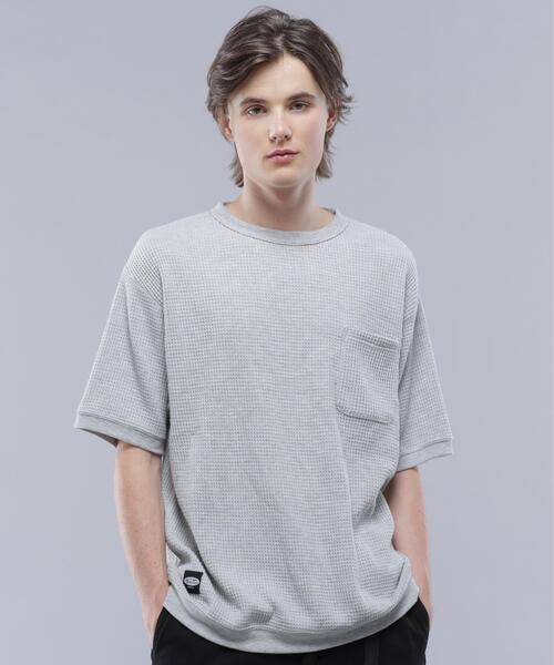 「MANASTASH」 半袖Tシャツ L グレー メンズ_画像6