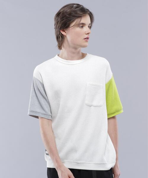 「MANASTASH」 半袖Tシャツ L グレー メンズ_画像8
