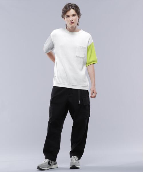 「MANASTASH」 半袖Tシャツ L グレー メンズ_画像9