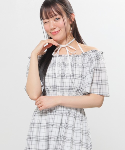 Honeys（ハニーズ） ワンピース オフショル2wayワンピ : ZOZOTOWN