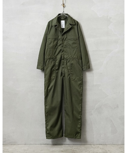 オールインワン 実物 新品 デッドストック 米軍 ユーティリティ カバーオール OD メンズ レディース