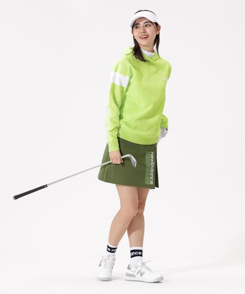 ニューバランスゴルフ セットアップ ニット グリーン パーカー スカート New Balance Golf（ニューバランスゴルフ） uvカット スカート 「new