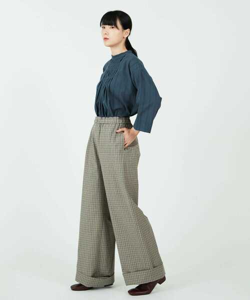 「conges payes ADIEU TRISTESSE」 パンツ - ベージュ レディース_画像8