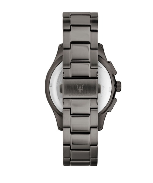 腕時計 「Maserati/マセラティ」ソルパッソ - 42ｍｍ クロノ ダークガン ダイヤル ダークガン ブレスレット メンズの画像