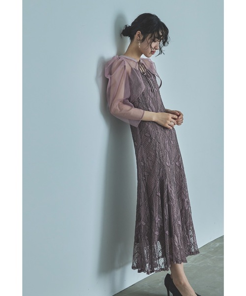 niana コンビワンピース niana（ニアナ） コンビワンピース L ラベンダー レディース