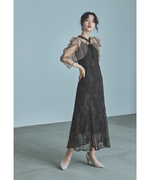 niana コンビワンピース niana（ニアナ） コンビワンピース L ラベンダー レディース