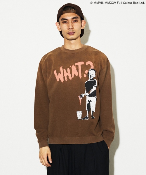 「BRANDALISED」 スウェットカットソー MEDIUM ライトグリーン メンズ_画像8