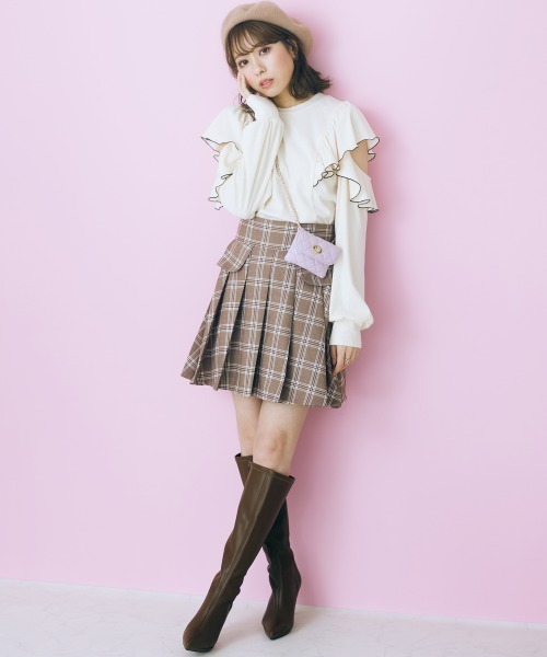 「marun」 長袖カットソー L アイボリー レディース_画像5