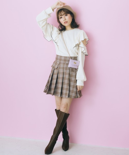 「marun」 長袖カットソー L アイボリー レディース_画像8