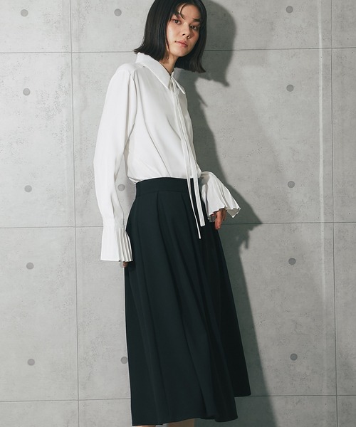 「SMILE ORCHID」 長袖ブラウス M ブルー レディース_画像3