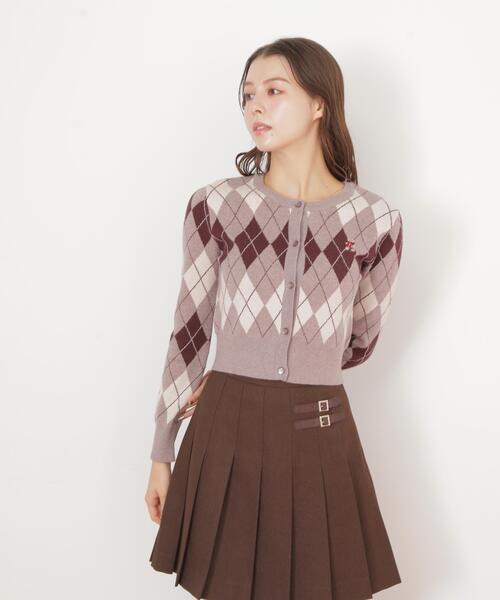 「JILL by JILL STUART」 ニットカーディガン FREE ピンク レディース_画像4