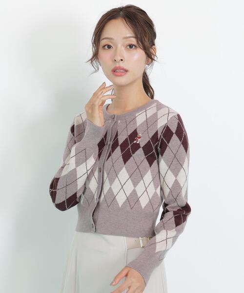「JILL by JILL STUART」 ニットカーディガン FREE ピンク レディース_画像9