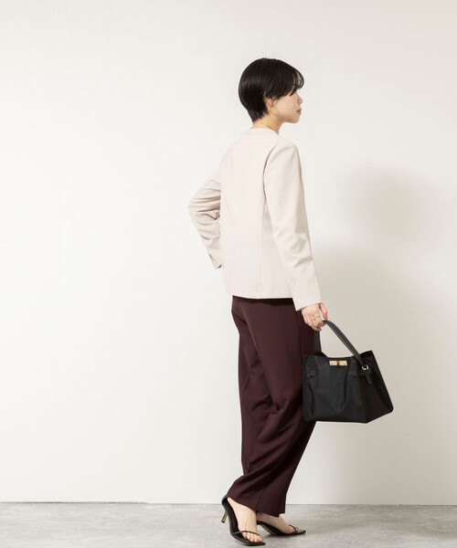 2024年⚫︎NOLLEY’S sophi　ノーカラージャケット　M ¥28600 NOLLEY'S Sophi（ノーリーズソフィー） uvカット ジャケット ノー