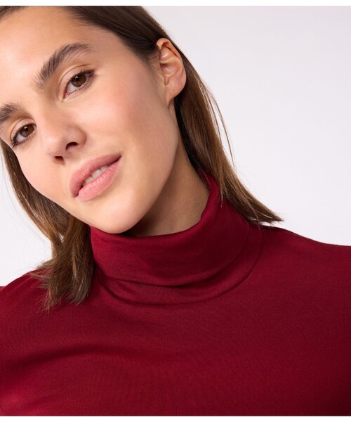 「PETIT BATEAU」 長袖カットソー X-SMALL ライトピンク レディース_画像3