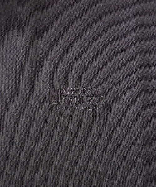 「UNIVERSAL OVERALL」 半袖ワンピース F グレイッシュベージュ レディース_画像9