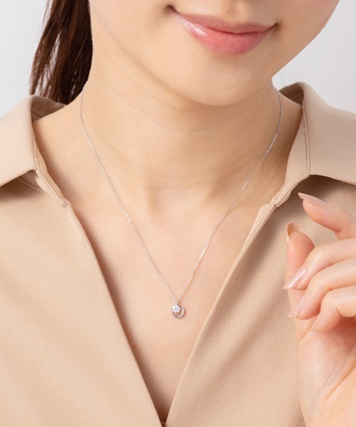 CANAL 4℃（カナルヨンドシー） ネックレス シルバー 月 ネックレス