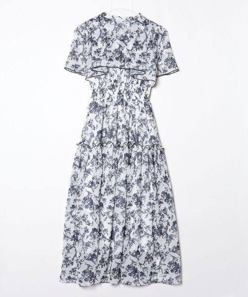 「dazzlin」 半袖ワンピース SMALL オフホワイト レディース_画像2