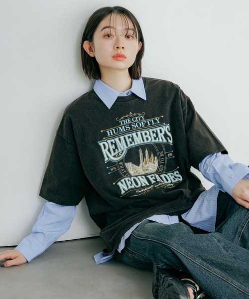 「PAGEBOY」 半袖Tシャツ FREE オートミール レディース_画像2