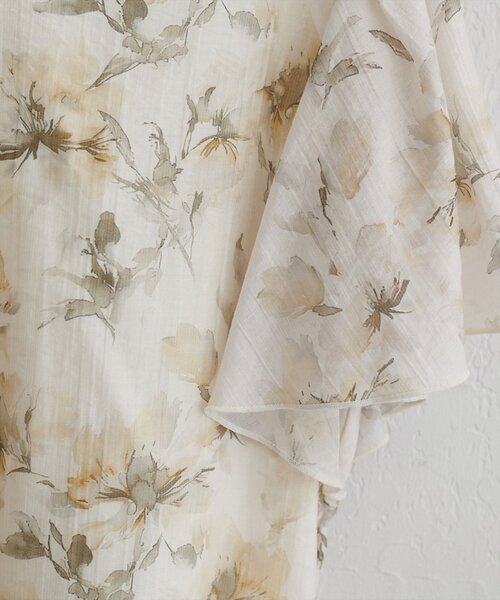 「natural couture」 半袖ブラウス FREE グレー レディース_画像9