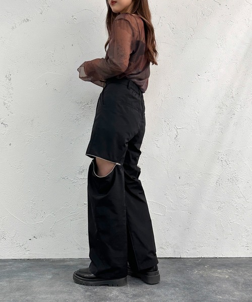 「apres jour mignon」 パンツ X-LARGE ブルー レディース_画像2