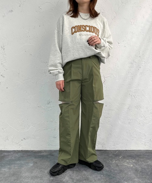 「apres jour mignon」 パンツ X-LARGE ブルー レディース_画像3