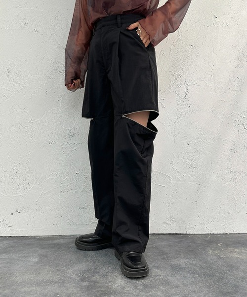「apres jour mignon」 パンツ X-LARGE ブルー レディース_画像7