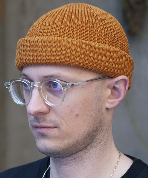 CFCL ビーニー　ラベンダー ニット帽 CFCL FLUTED KNITCAP CFCL ビーニーラベンダー ニット帽 CFCL FLUTED KNITCAP