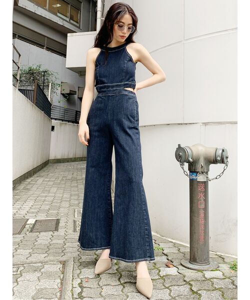 GYDA（ジェイダ） サロペット オーバーオール BACK ZIPデニム