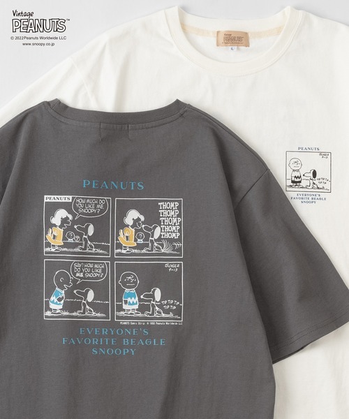 PEANUTS tシャツ Tシャツ 【PEANUTS/ピーナッツ】スヌーピー