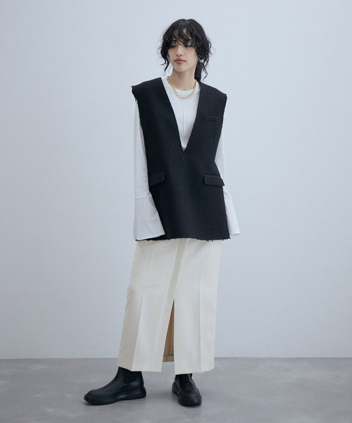ADAM ET ROPE'（アダムエロペ） ロング スカート リーンマキシスカート