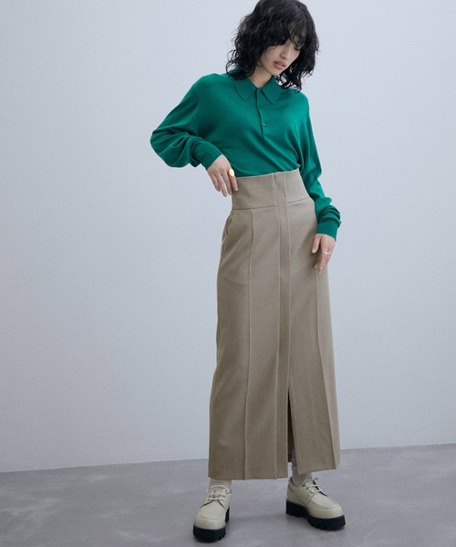 ADAM ET ROPE' スカート リーンマキシスカート : ZOZOTOWN Yahoo