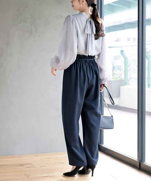 r・p・s パンツ ハイウエストハトメタックパンツ レディース