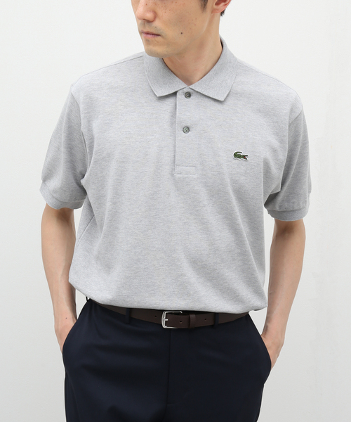 【スマイル】 超美品 LACOSTE グレー ポロシャツ サイズ4 LACOSTE ポロシャツ 「LACOSTE / ラコステ」 L.12.64 : ZOZOTOWN