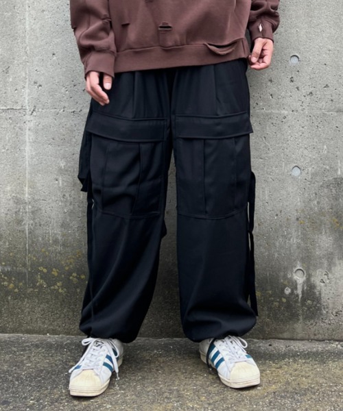 SUPERTHANKS カーゴパンツ M-51カーゴポケット ルーズパンツ