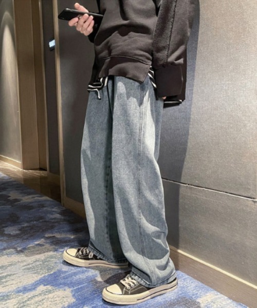 ジーンズ メンズルーズデニムパンツ メンズ : ZOZOTOWN Yahoo!店