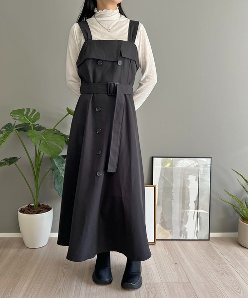 人気商品ランキング Jewelobe ZOZOTOWN : トレンチジャンパースカート ワンピース ワンピース