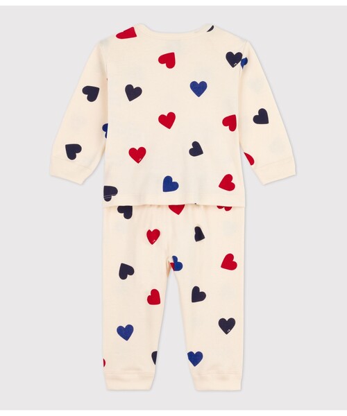 PETIT BATEAU ベビー服 スナップレス足なしロンパース キッズ 